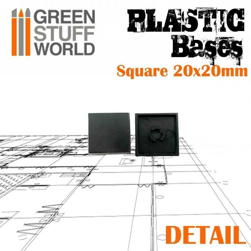 
                  
                    Plastic Bases - Square 20x20mm x20 - ZZGames.dk
                  
                