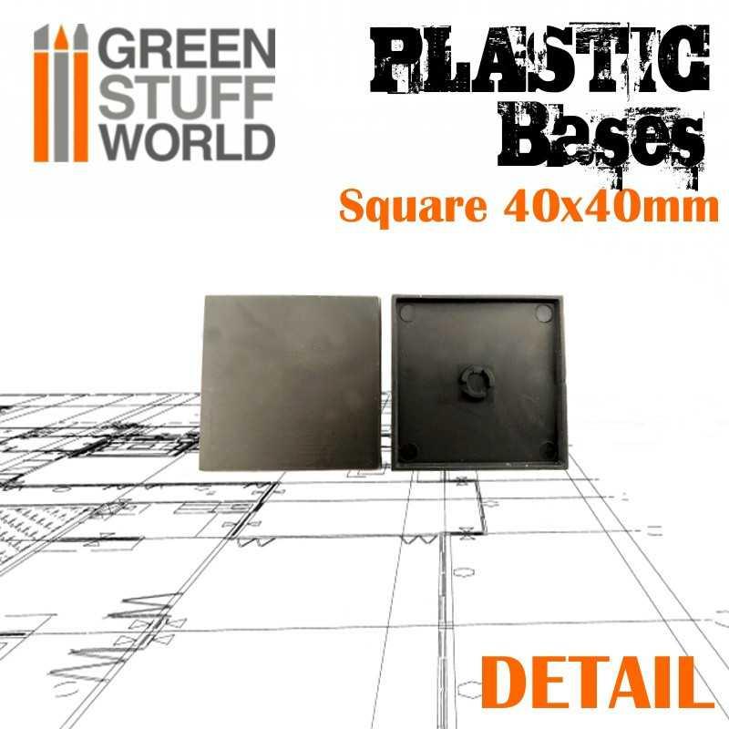 
                  
                    Plastic Bases - Square 40x40mm x10 - ZZGames.dk
                  
                