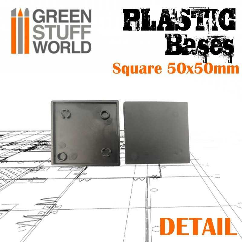 
                  
                    Plastic Bases - Square 50x50mm x5 - ZZGames.dk
                  
                