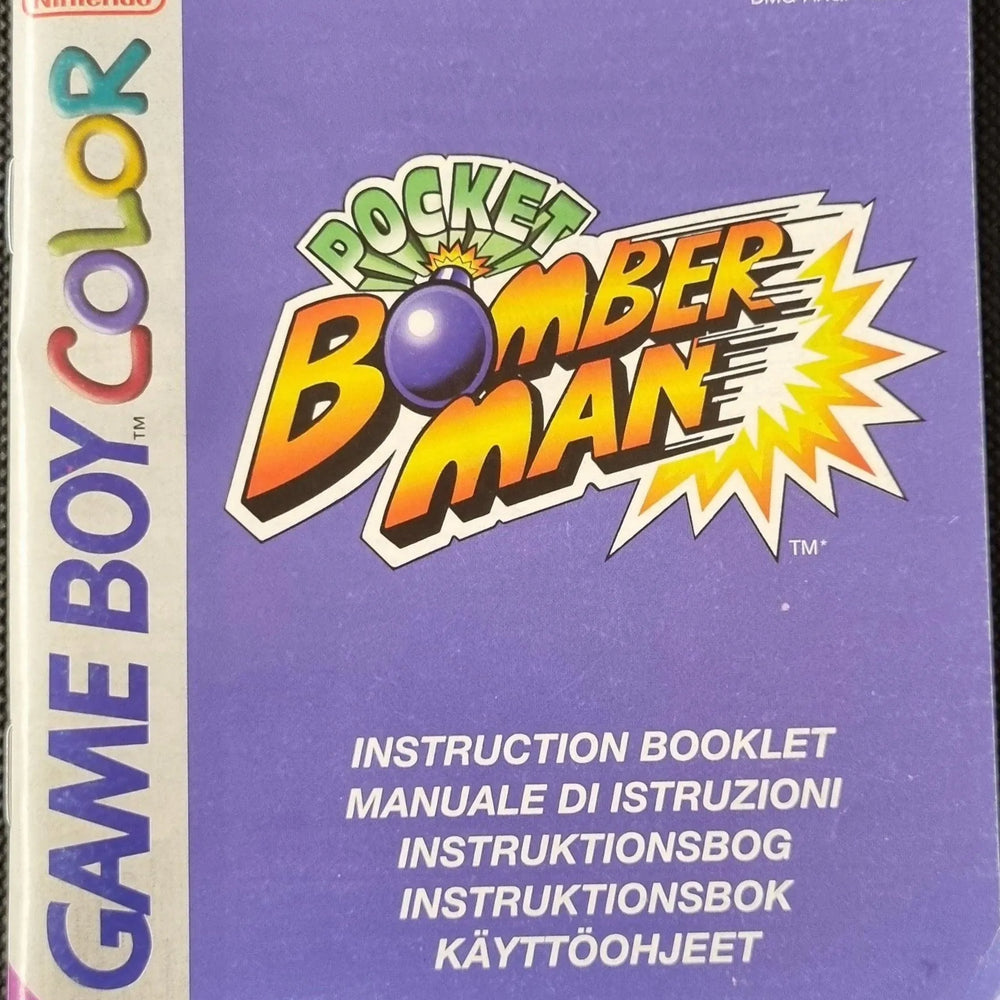 Pocket Bomber Man manual (NDIS) - ZZGames.dk
