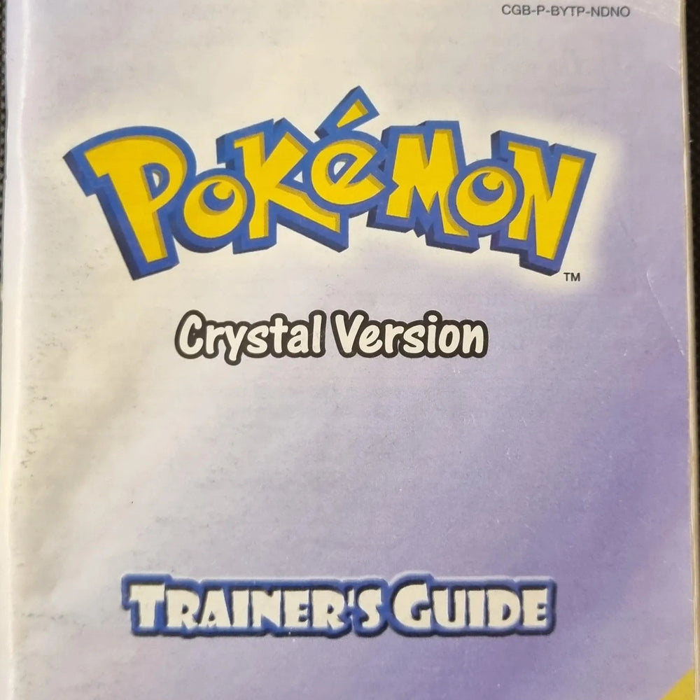 Pokémon Crystal manual (NDNO) (Kosmetiske fejl) - ZZGames.dk