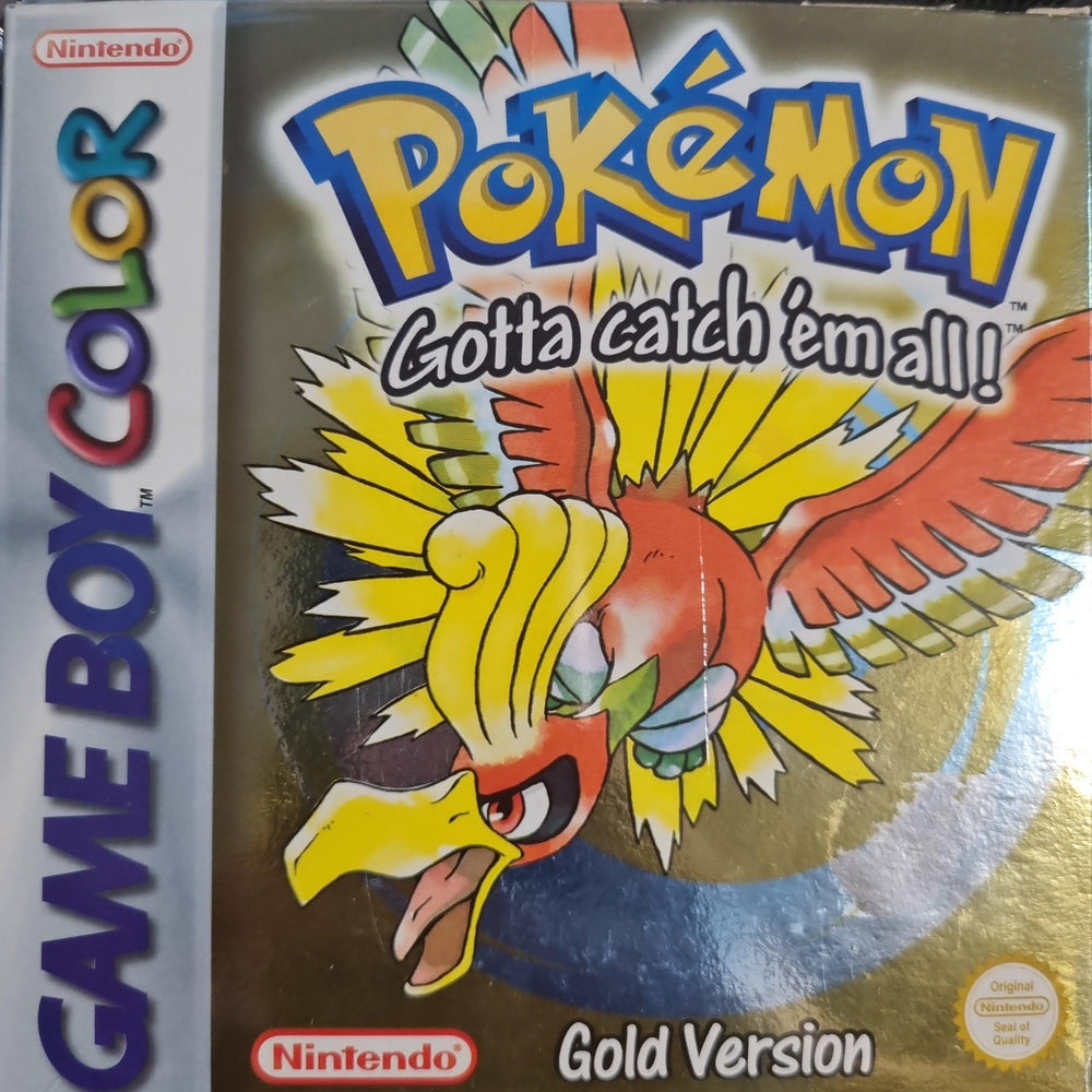
                  
                    Pokémon Gold i æske (Kosmetiske fejl) (u. manual) - ZZGames.dk
                  
                