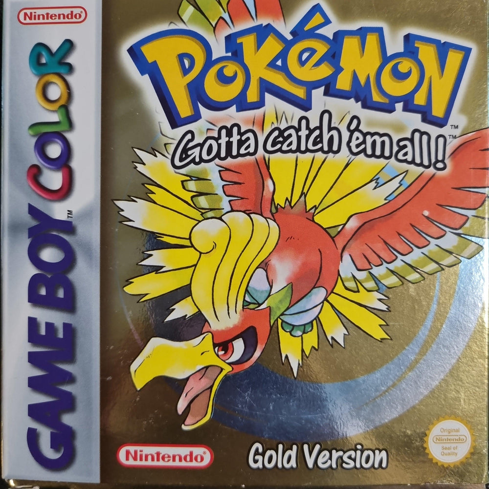 Pokémon Gold i æske - ZZGames.dk