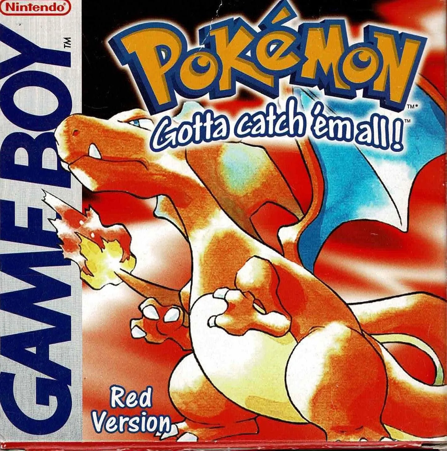 Pokemon Red i æske (u. manual og mindre kosmetiske fejl) - ZZGames.dk