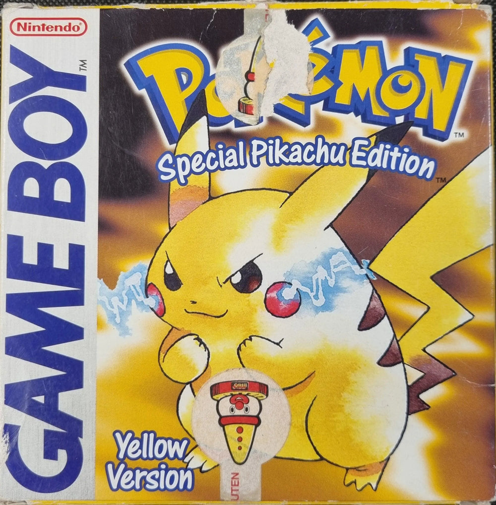 Pokémon Yellow i æske (kosmetiske fejl, u. manual) - ZZGames.dk