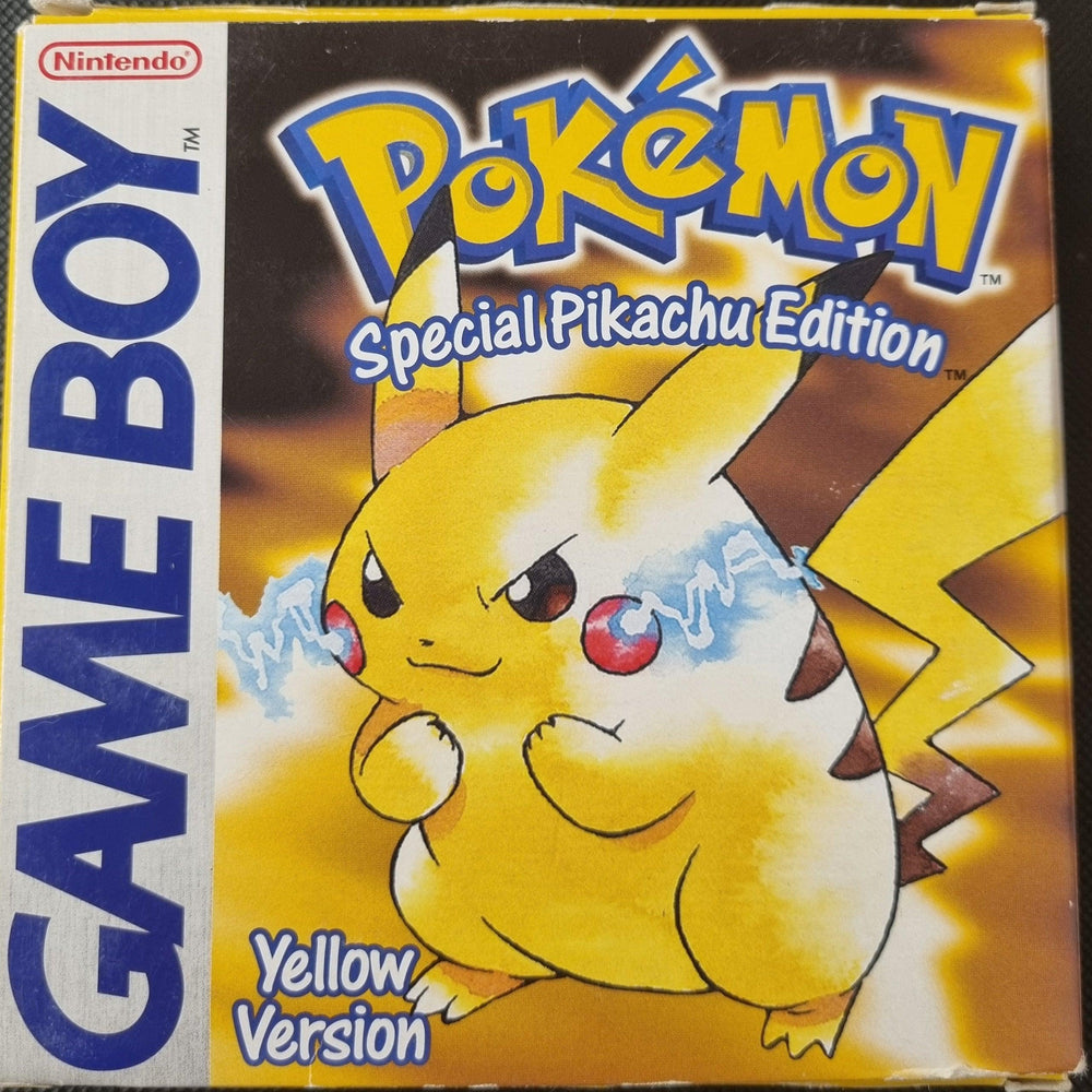 Pokémon Yellow i æske - ZZGames.dk