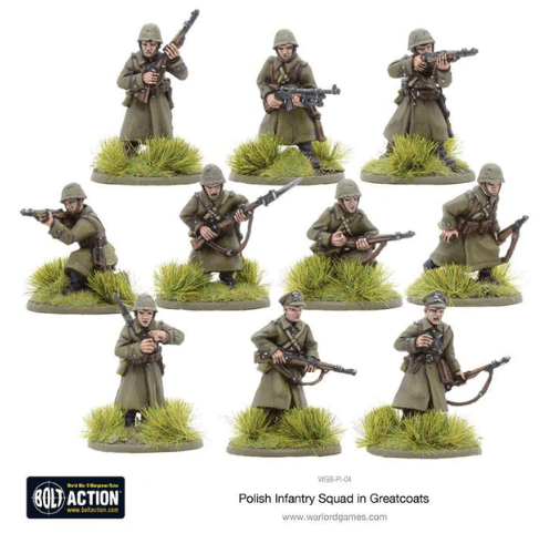 Polish Infantry Squad in greatcoats - ZZGames.dk