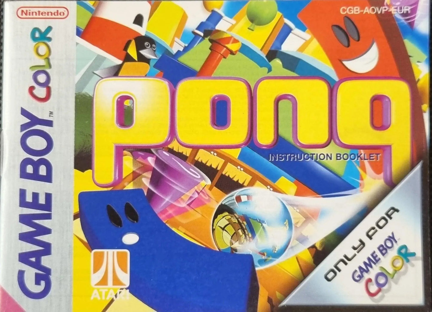 Pong manual (EUR) - ZZGames.dk
