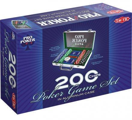 Pro Poker Aluminium Suit Case 200 Chips - ZZGames.dk