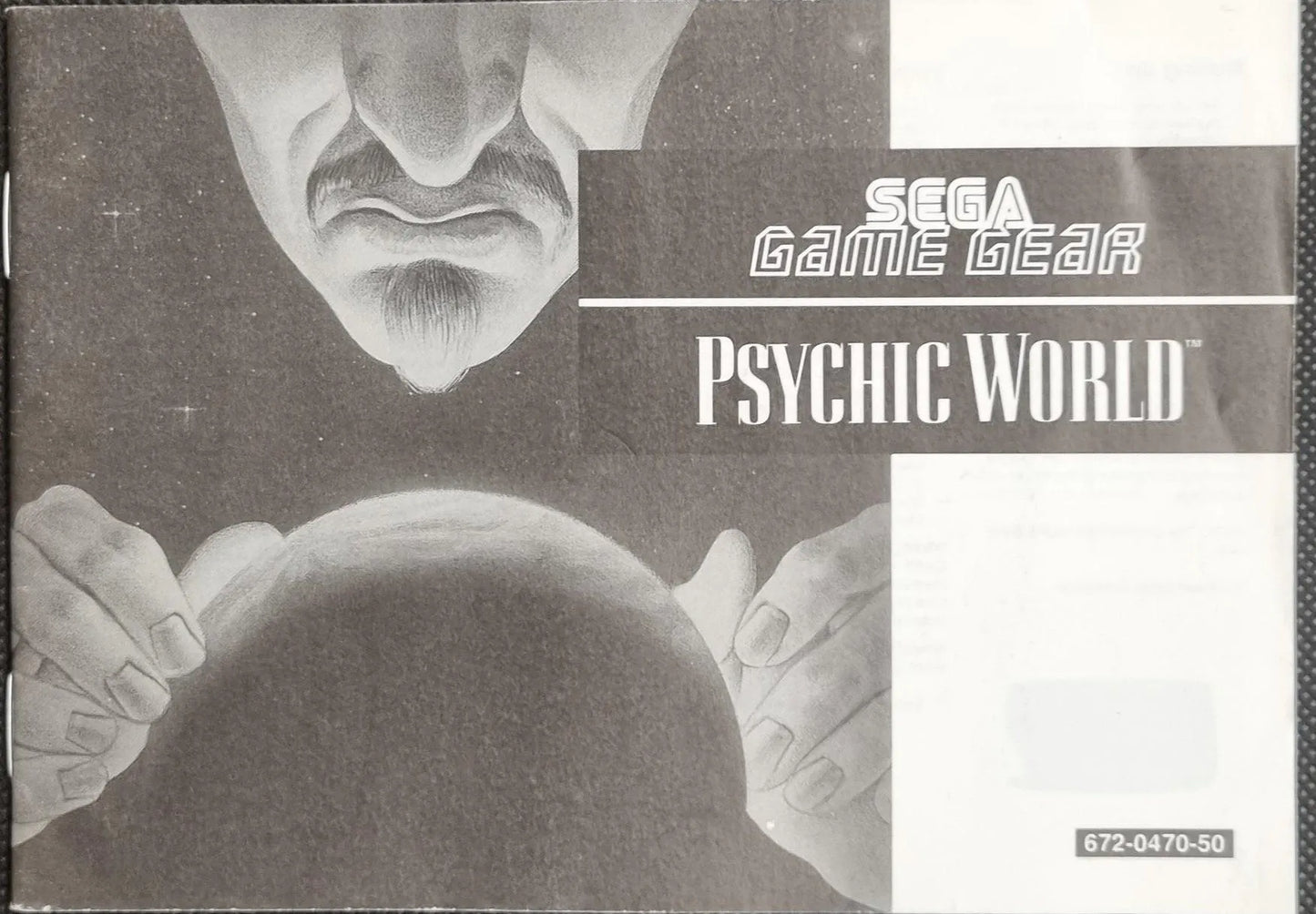 Psychic World manual - ZZGames.dk