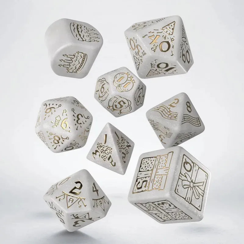 Q WORKSHOP 20 years: Happy Birthday Dice Set (8)