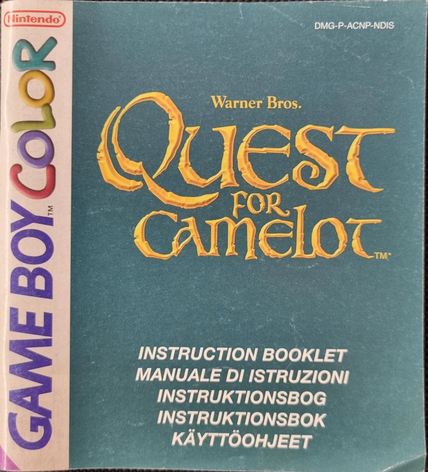 Quest For Camelot manual (NDIS) - ZZGames.dk
