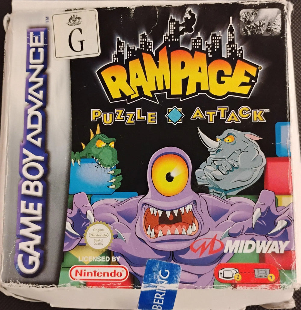 Rampage Puzzle Attack i æske (Slidt æske) - ZZGames.dk