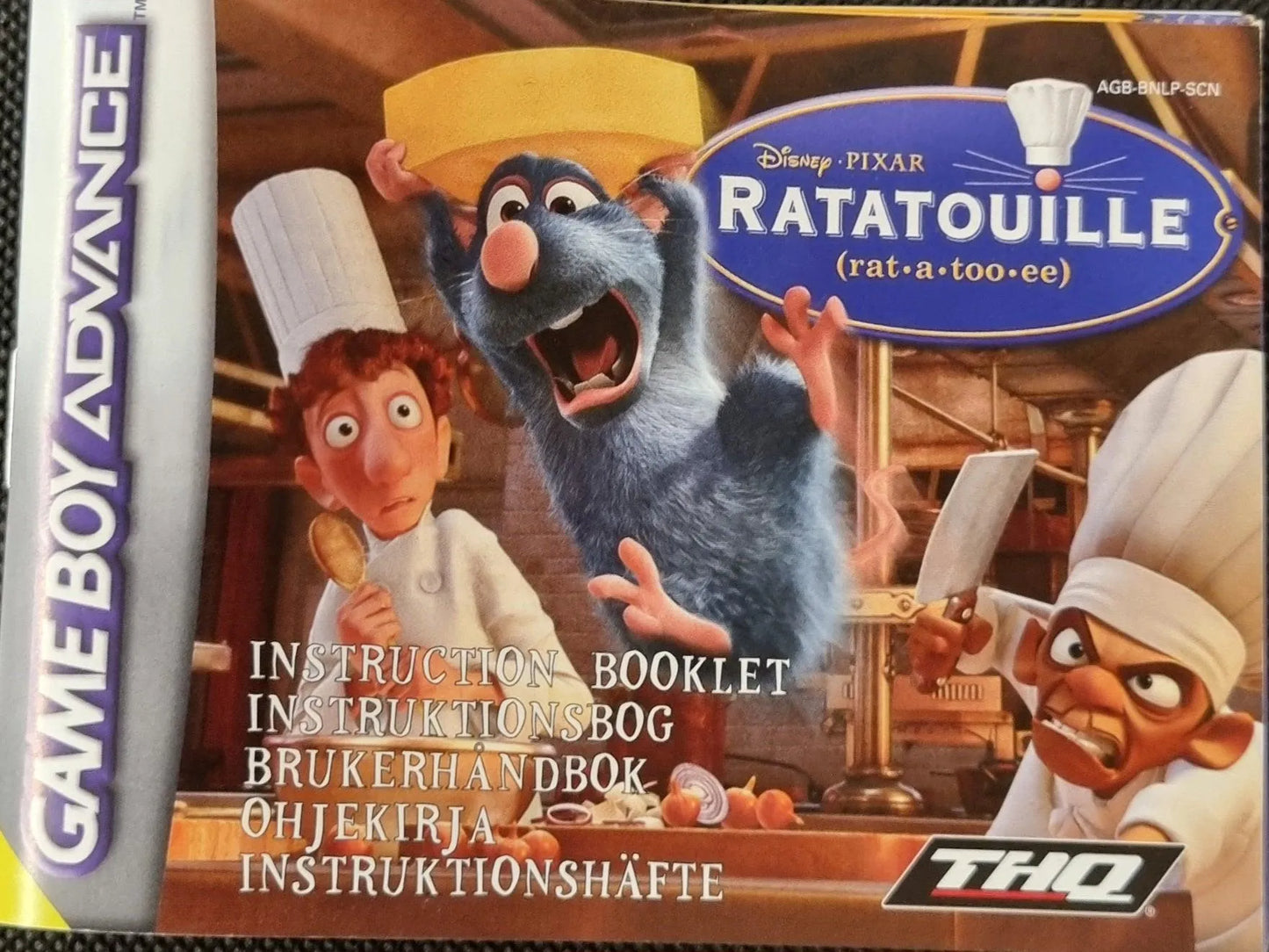 Ratatouille manual (SCN) - ZZGames.dk