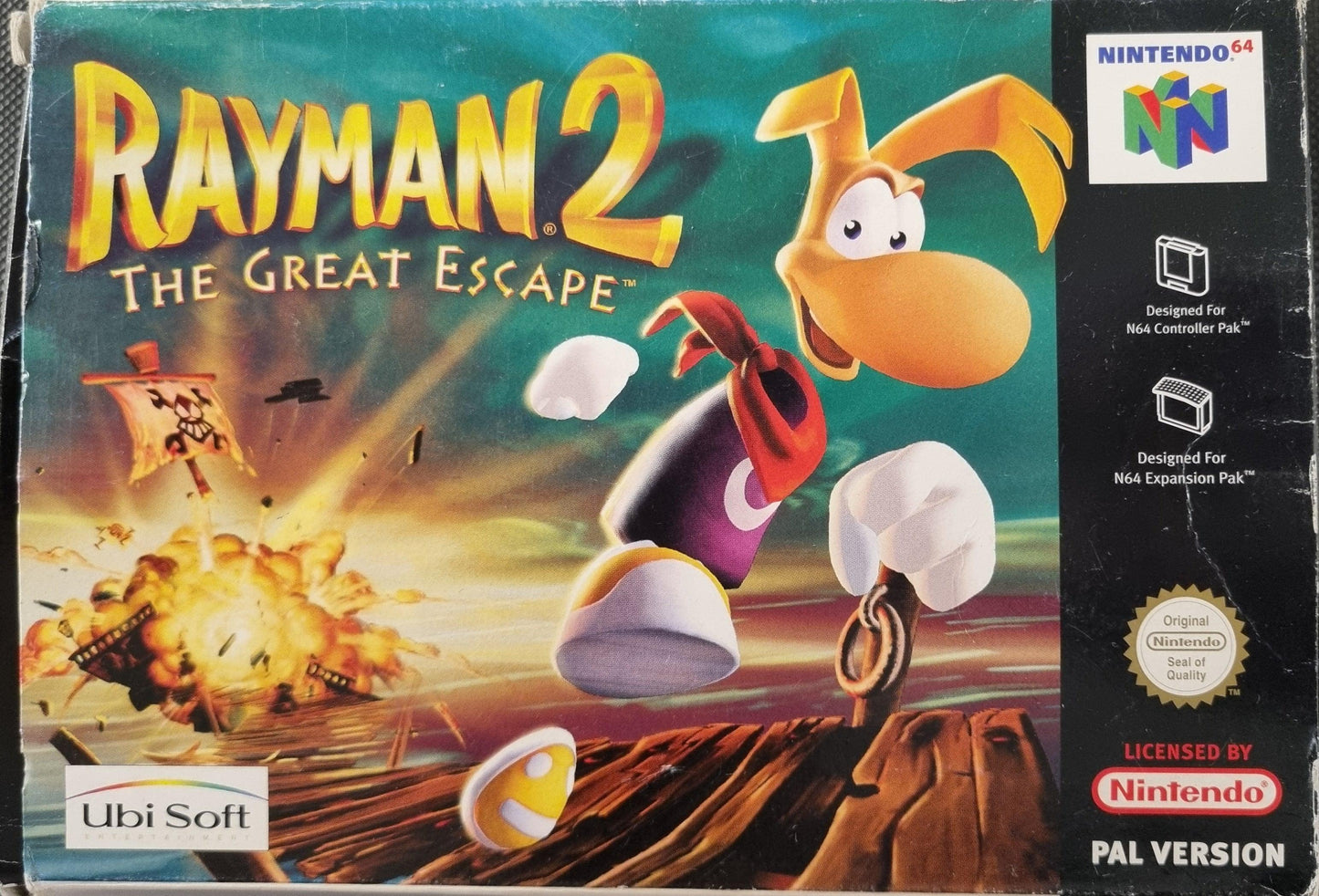 Rayman 2 i æske (Kosmetiske fejl) - ZZGames.dk