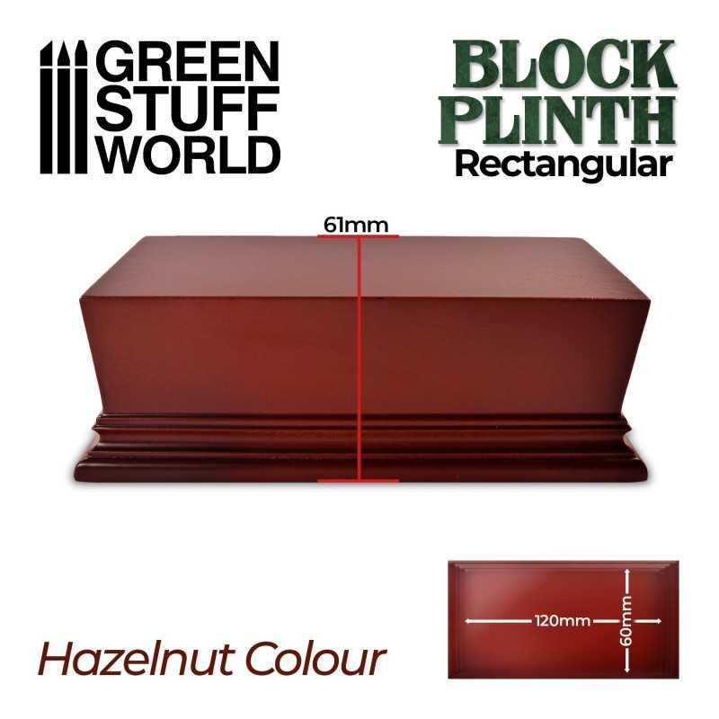
                  
                    Rectangular Top Display Plinth 12x6cm - Hazelnut Brown - ZZGames.dk
                  
                