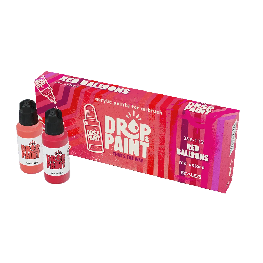 Red Balloons (DROP & PAINT) - ZZGames.dk