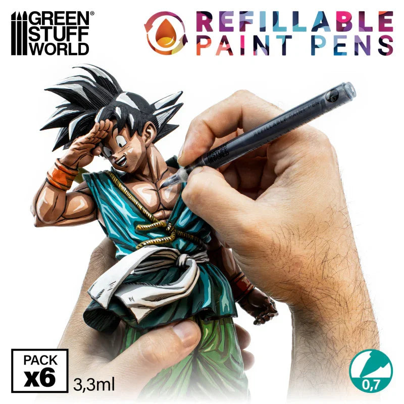 
                  
                    Refillable paint pen 0.7 (pack x6)
                  
                