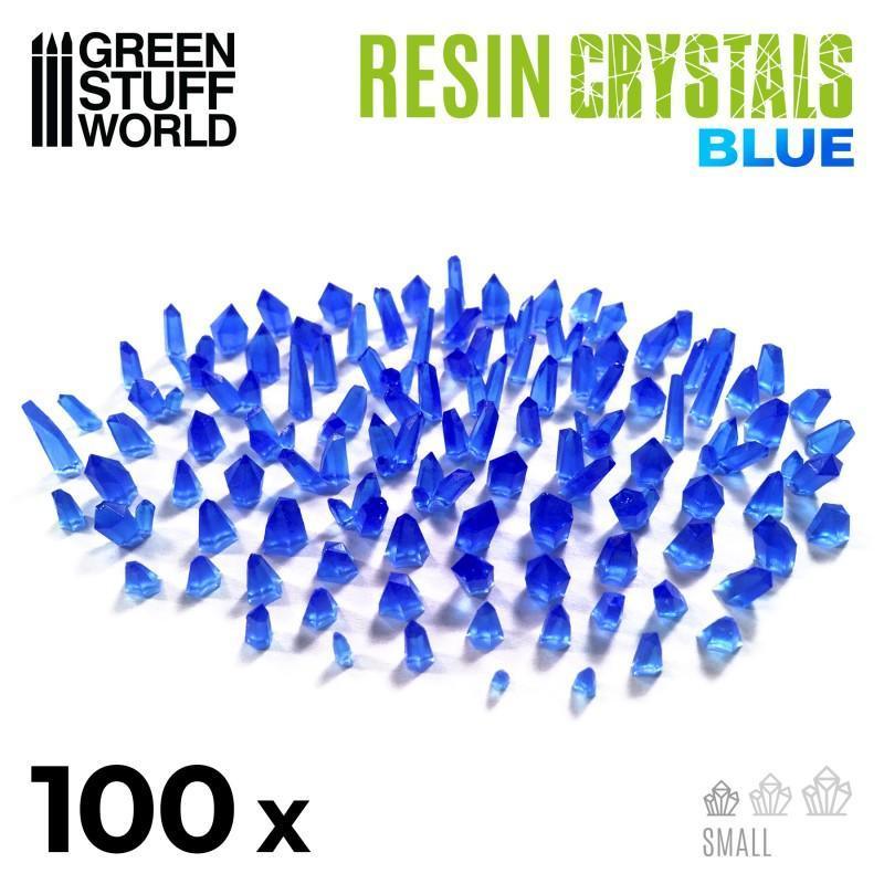 Resin Crystals - Small BLUE x100 - ZZGames.dk