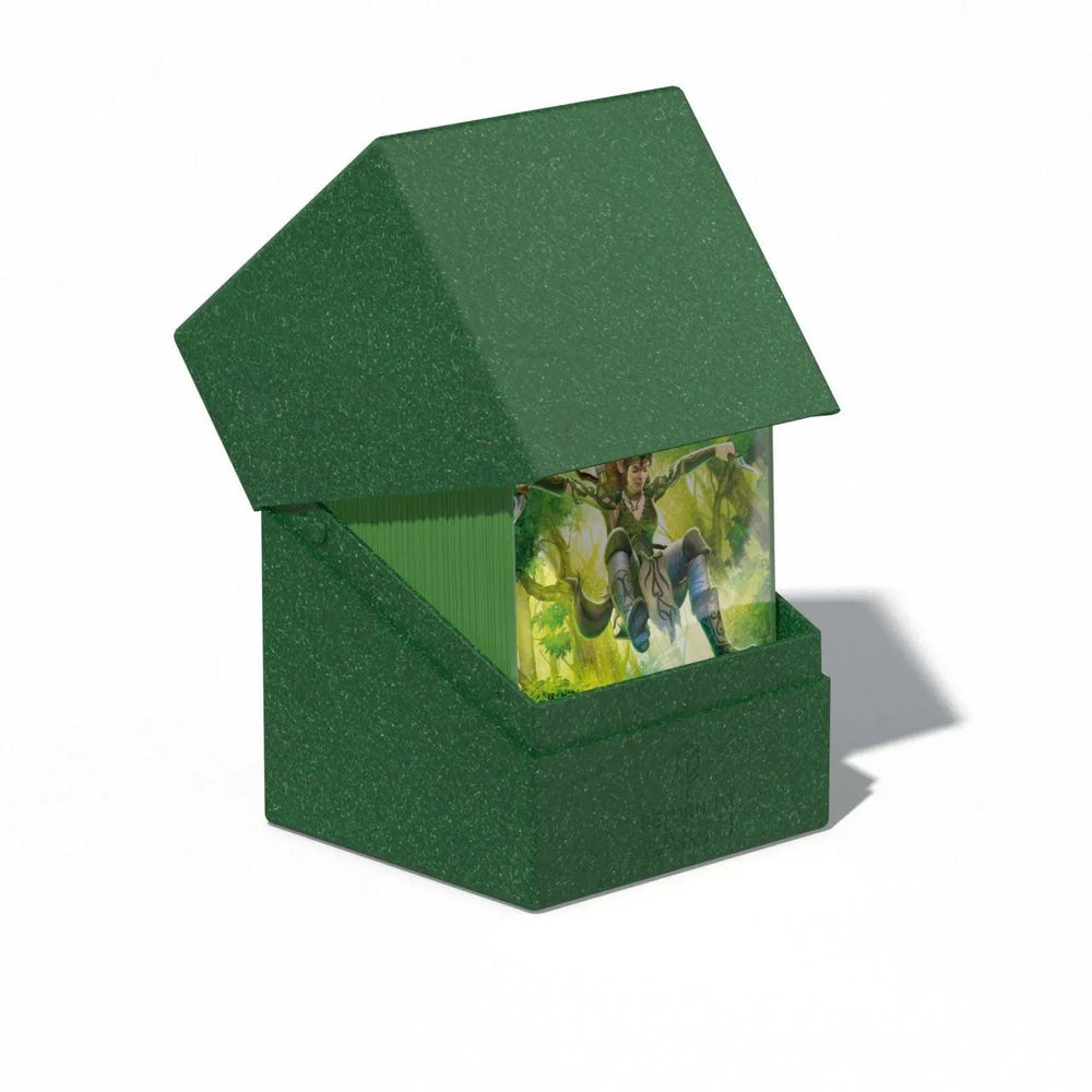 Return To Earth Boulder Deck Case 100+ Standard Size - Green - ZZGames.dk