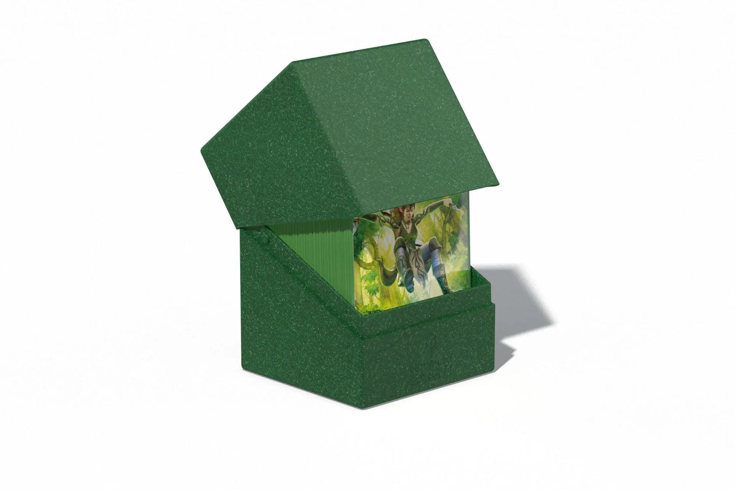 Return To Earth Boulder Deck Case 100+ Standard Size - Green - ZZGames.dk