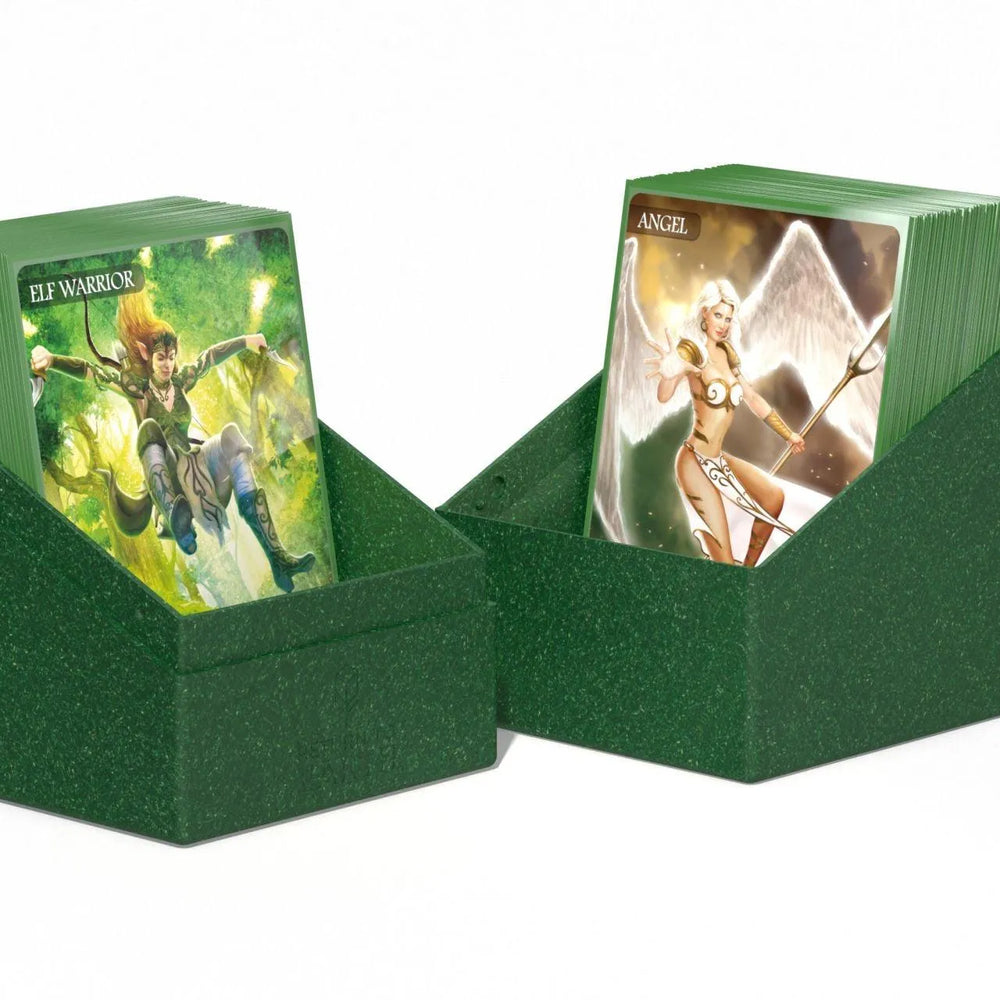Return To Earth Boulder Deck Case 100+ Standard Size - Green - ZZGames.dk