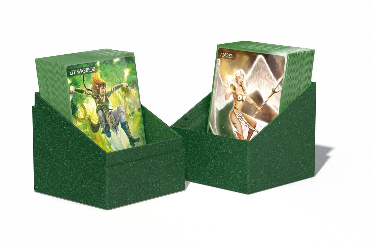 Return To Earth Boulder Deck Case 100+ Standard Size - Green - ZZGames.dk