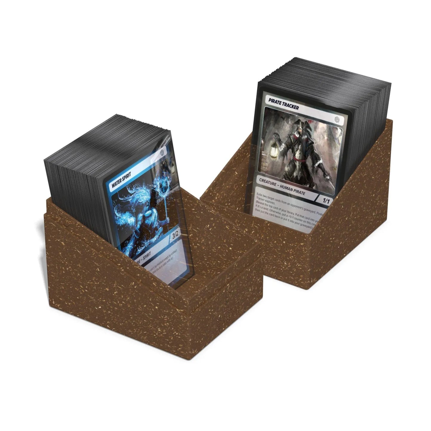Return To Earth Boulder Deck Case 133+ Standard Size - Brown - ZZGames.dk