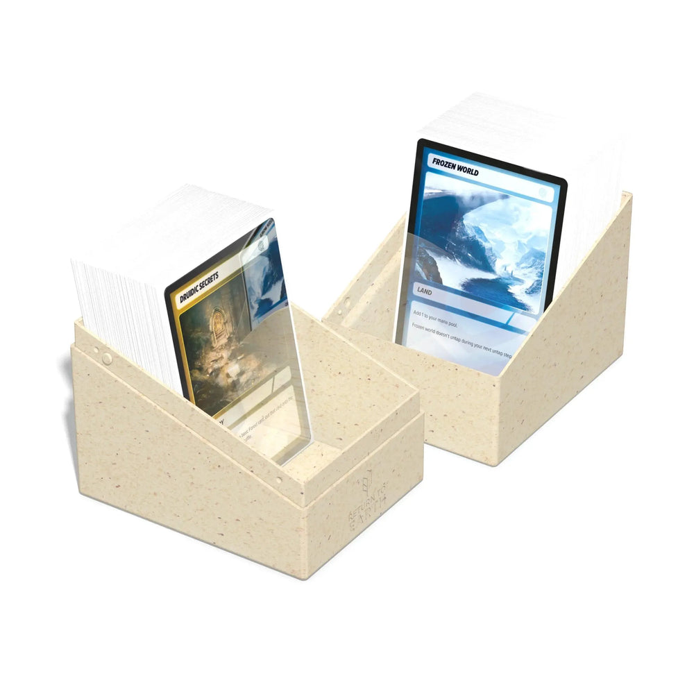Return To Earth Boulder Deck Case 133+ Standard Size - Natural - ZZGames.dk