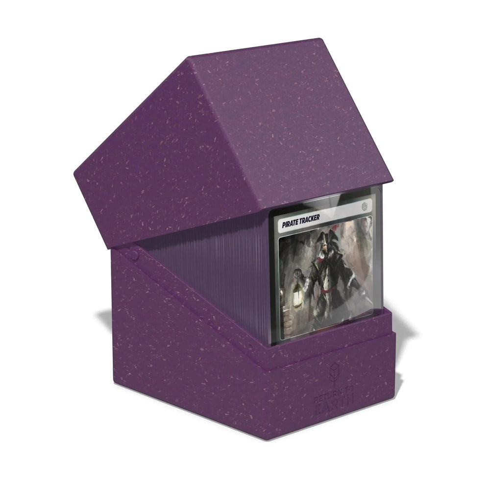 Return To Earth Boulder Deck Case 133+ Standard Size - Purple - ZZGames.dk