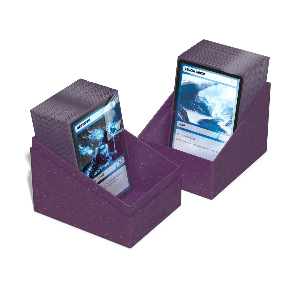 Return To Earth Boulder Deck Case 133+ Standard Size - Purple - ZZGames.dk