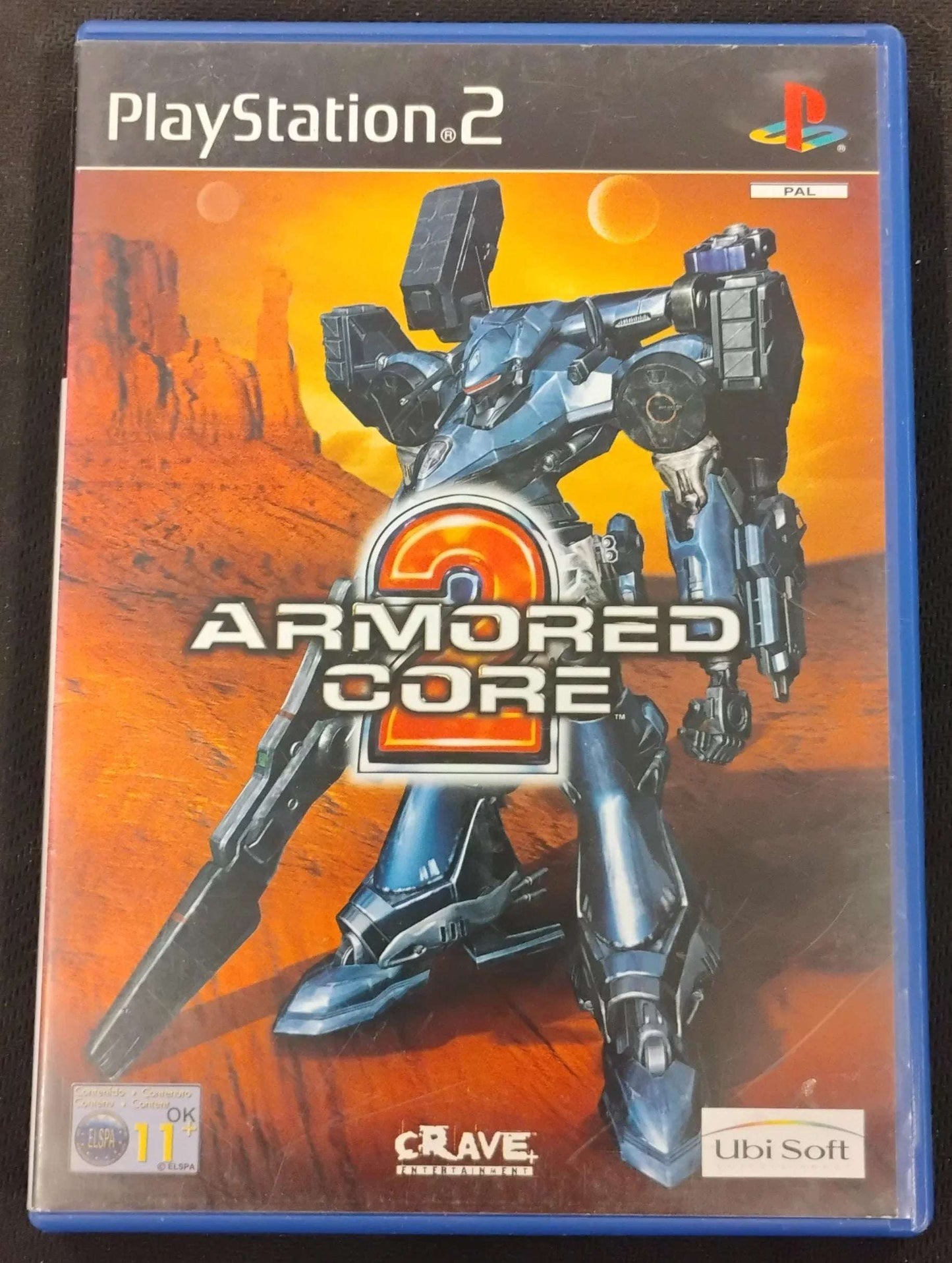 Armored Core 2 (Tusch på manual)