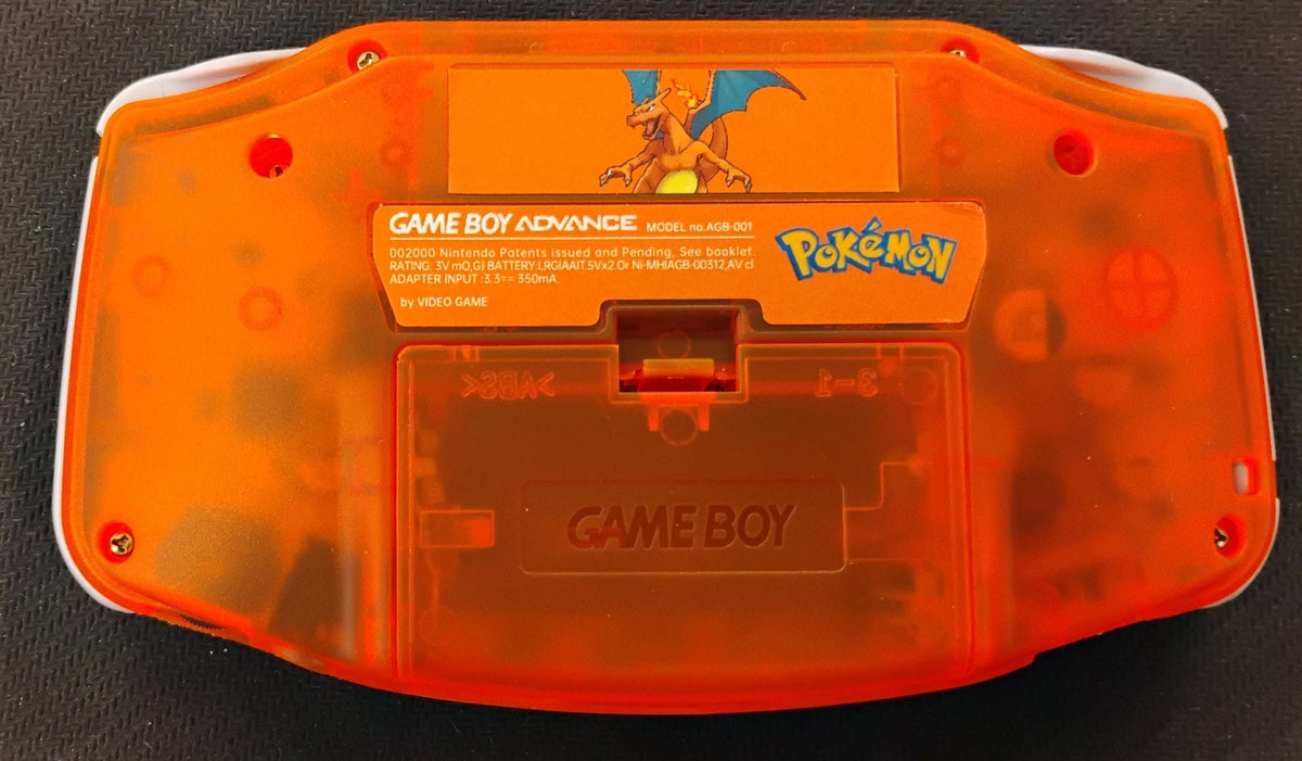 Gameboy Advance Konsol Charizard Design (Reshell)