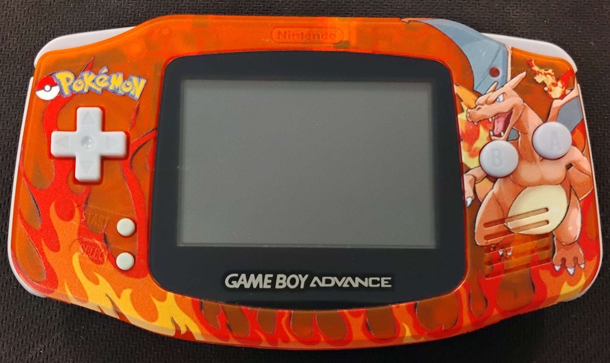 Gameboy Advance Konsol Charizard Design (Reshell)