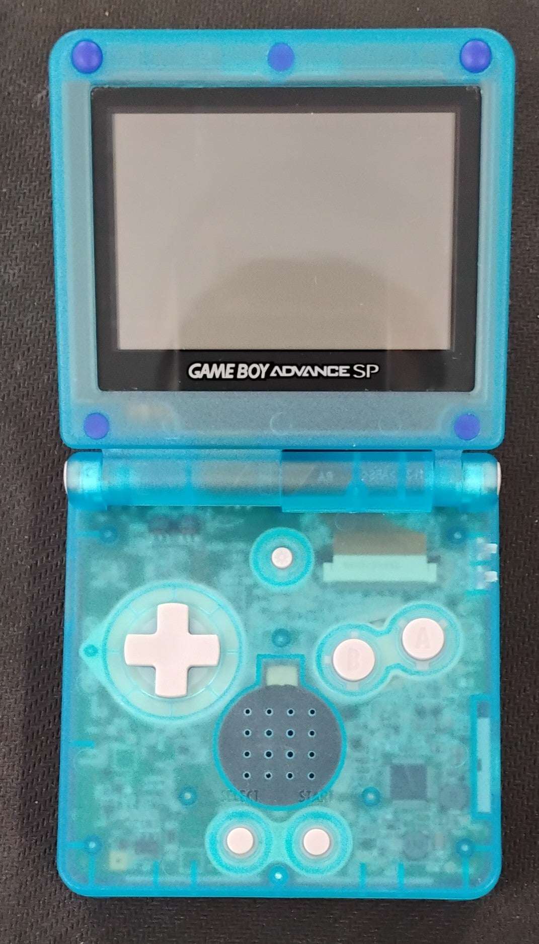 Gameboy Advance SP AGS-001 Konsol Blastoise Design (Reshell)
