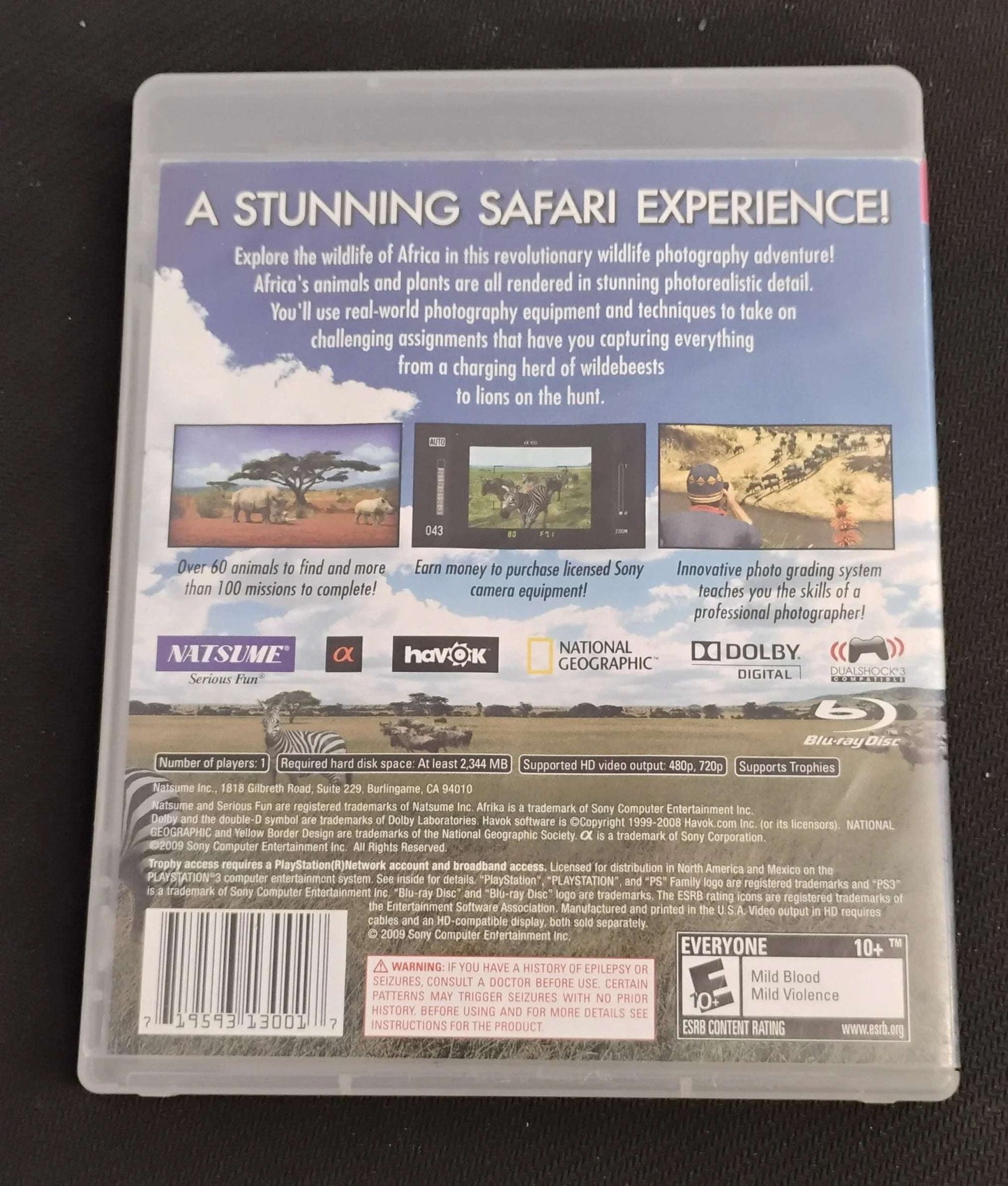 Afrika (NTSC) (Mindre kosmetiske fejl)
