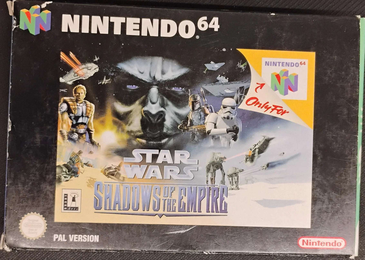 
                  
                    Star Wars Shadows of The Empire i æske (Lidt slid på æsken)
                  
                