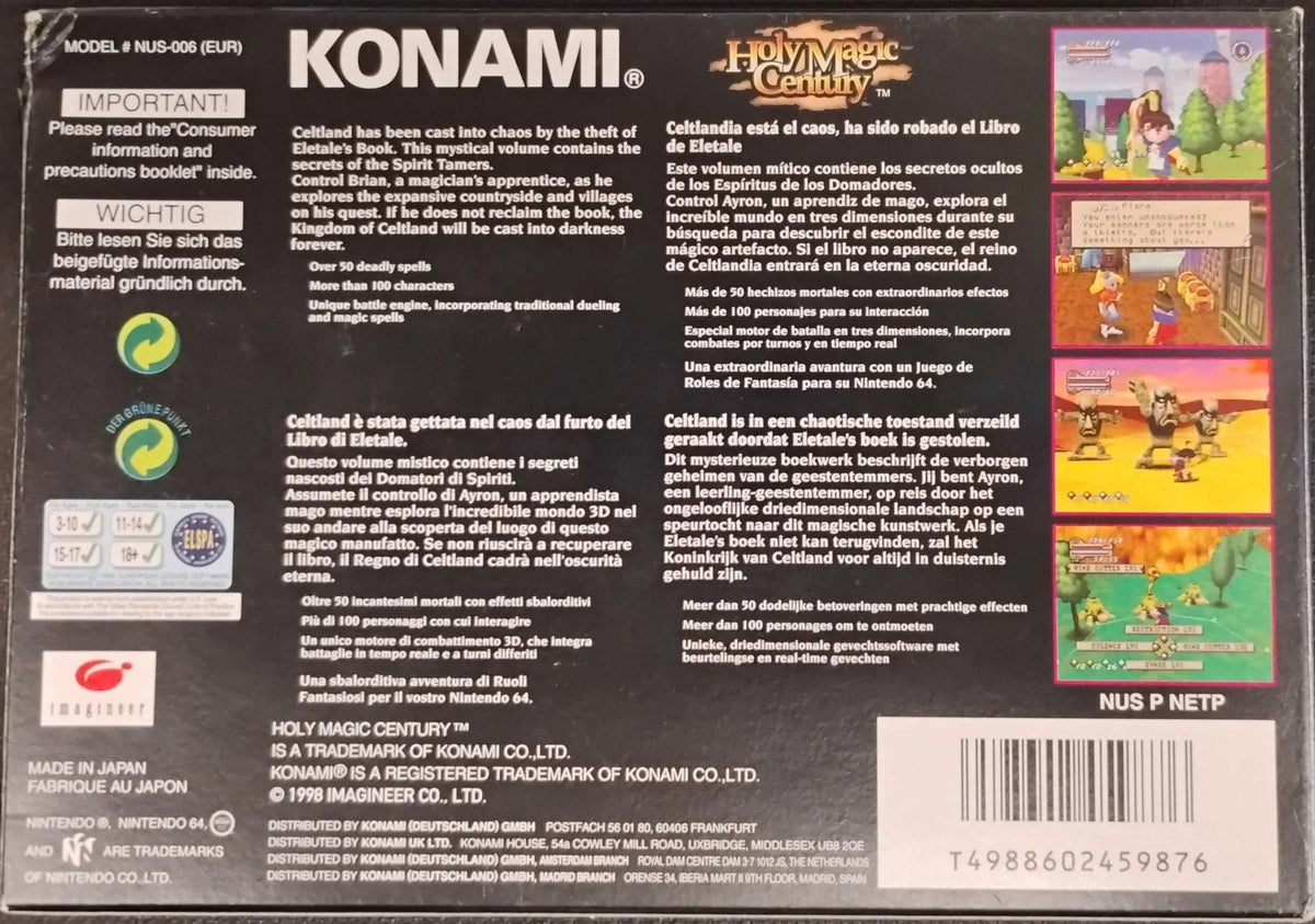 
                  
                    Holy Magic Century i æske (U. manual)
                  
                