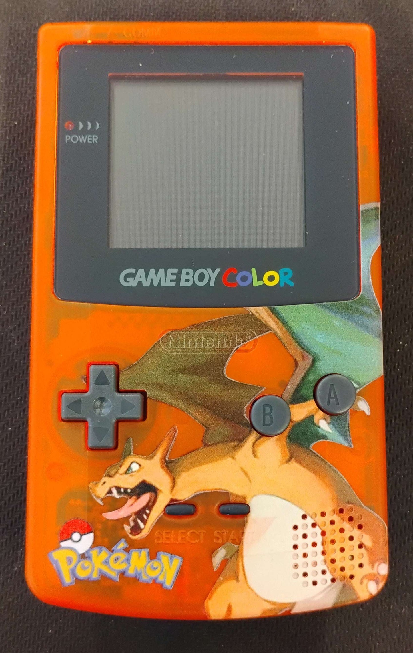Gameboy Color Konsol Charizard Design (Reshell)