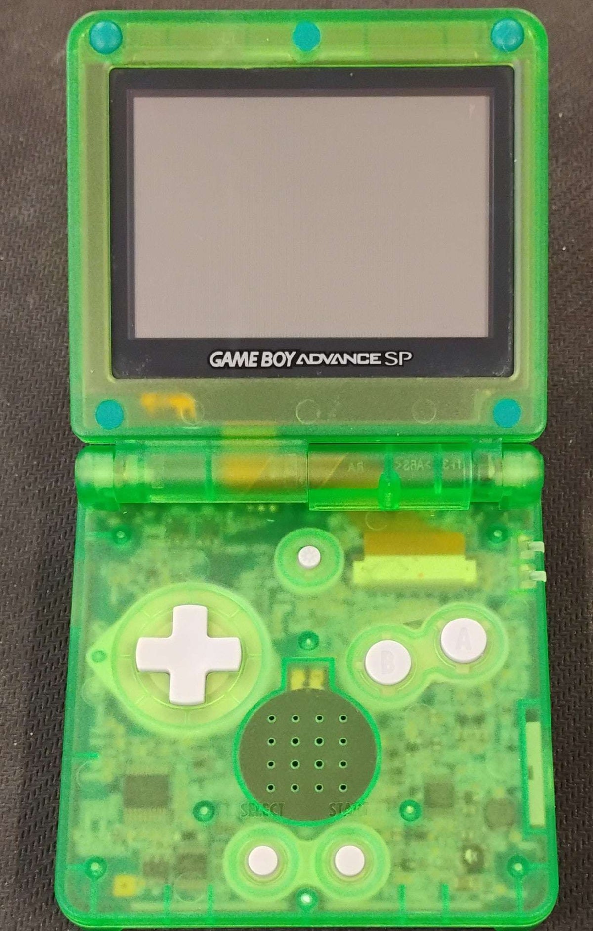 Gameboy Advance SP AGS-001 Konsol Venusaur Design (Reshell)