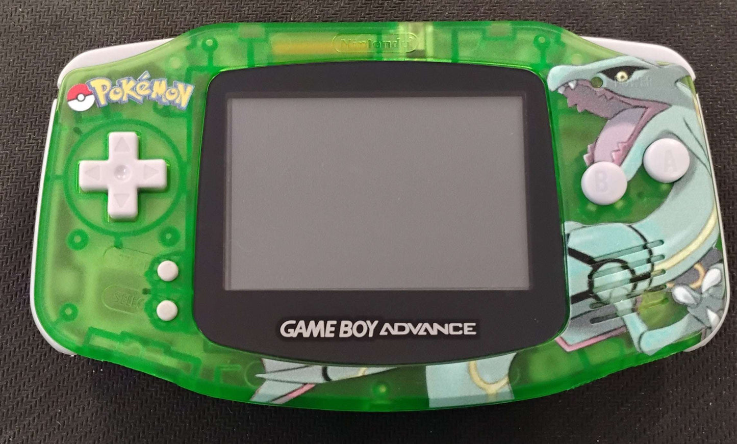Gameboy Advance Konsol Rayquaza Design (Reshell)
