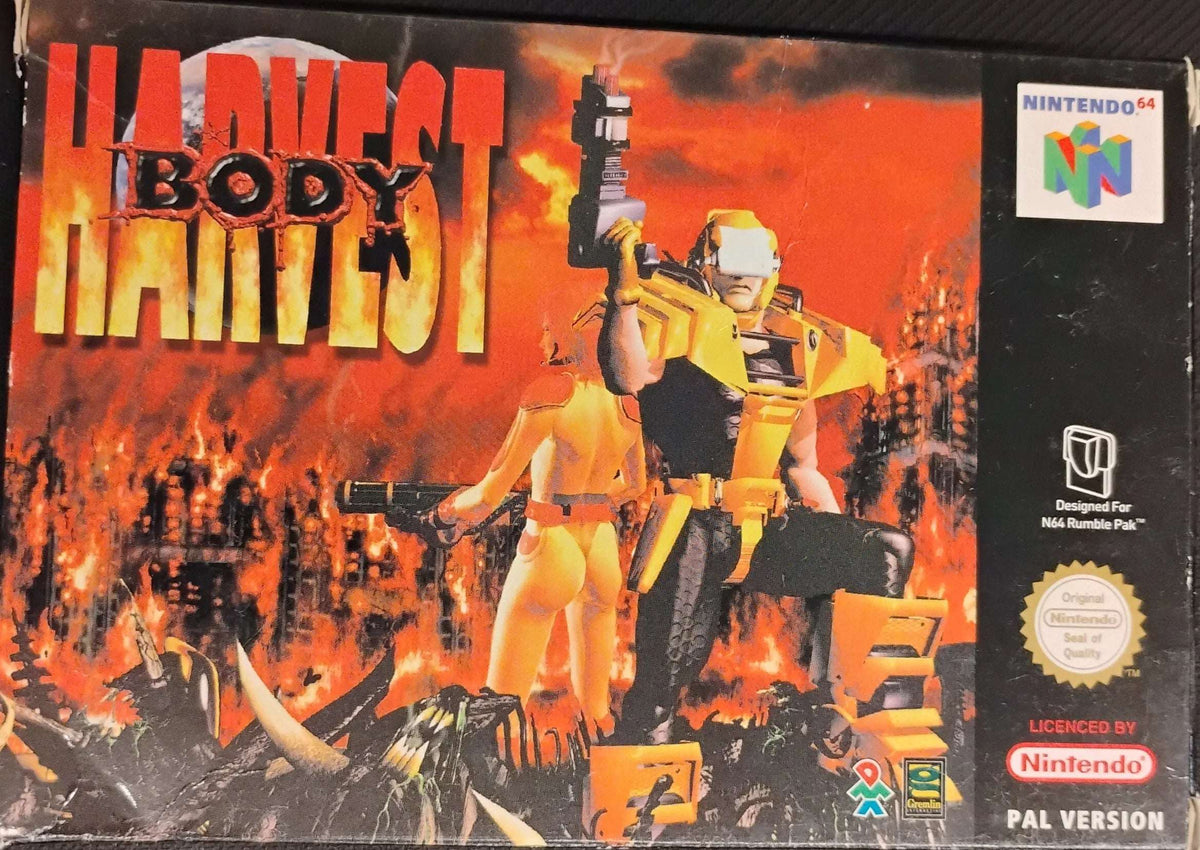 
                  
                    Body Harvest i æske (Lidt slid på æsken)
                  
                