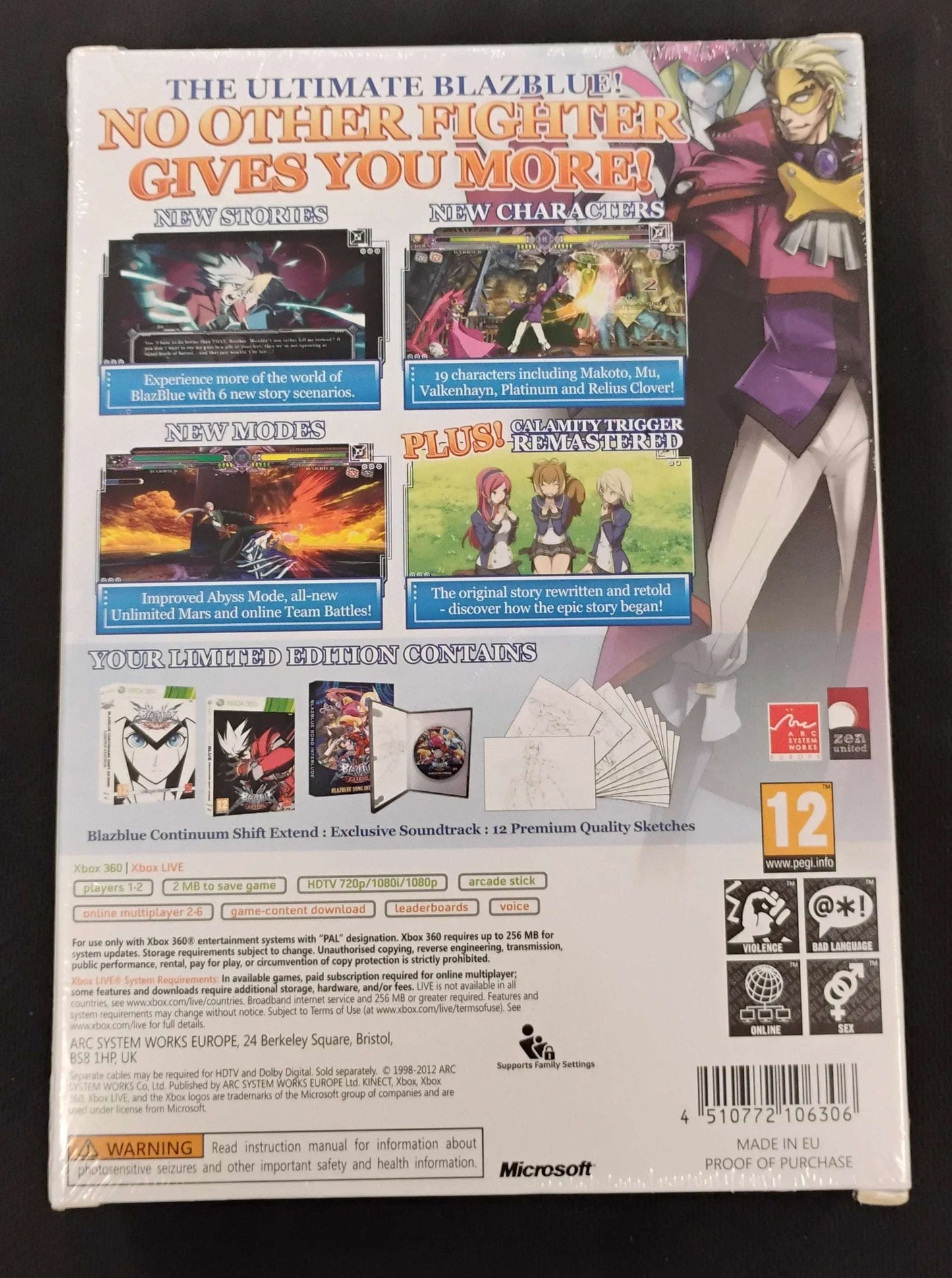 Blazblue Continuum Shift Extend (Limited Edition) (Forseglet)