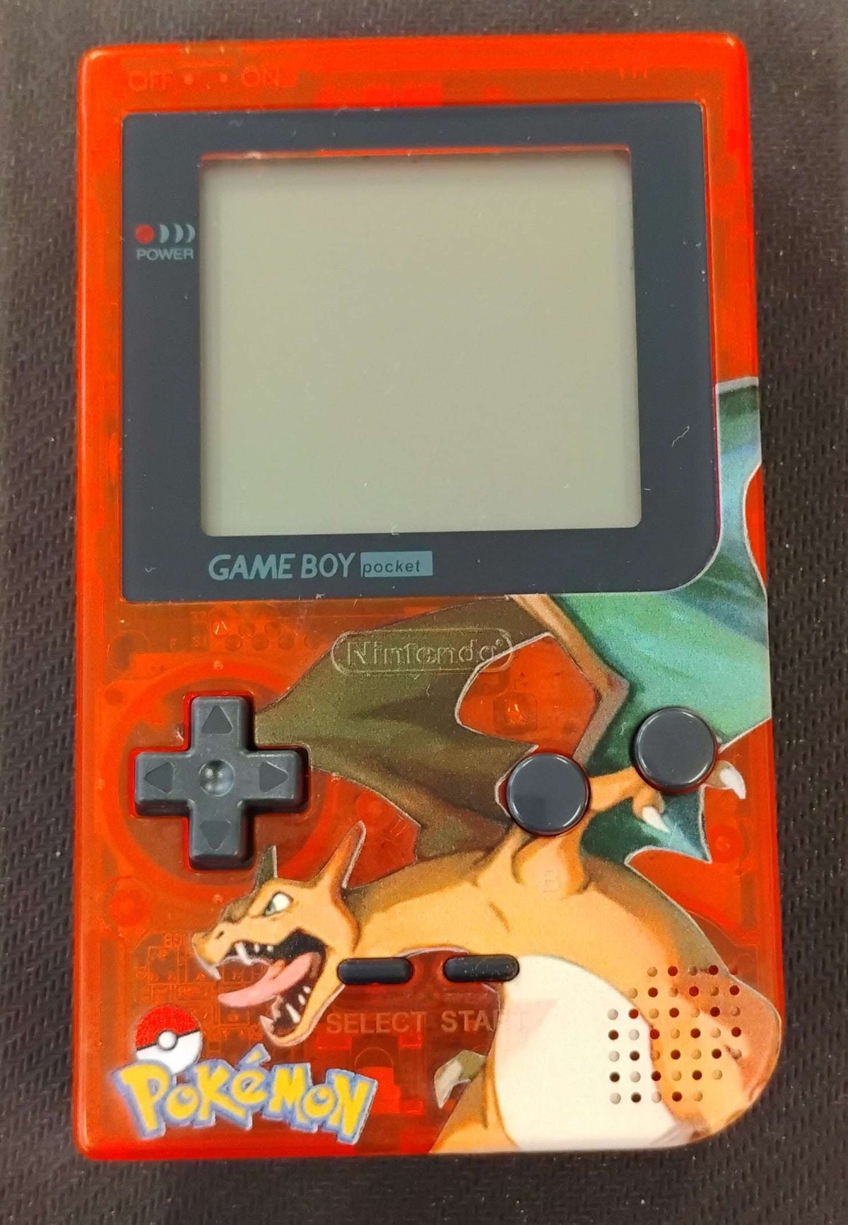 Gameboy Pocket Konol Charizard Design (Reshell)