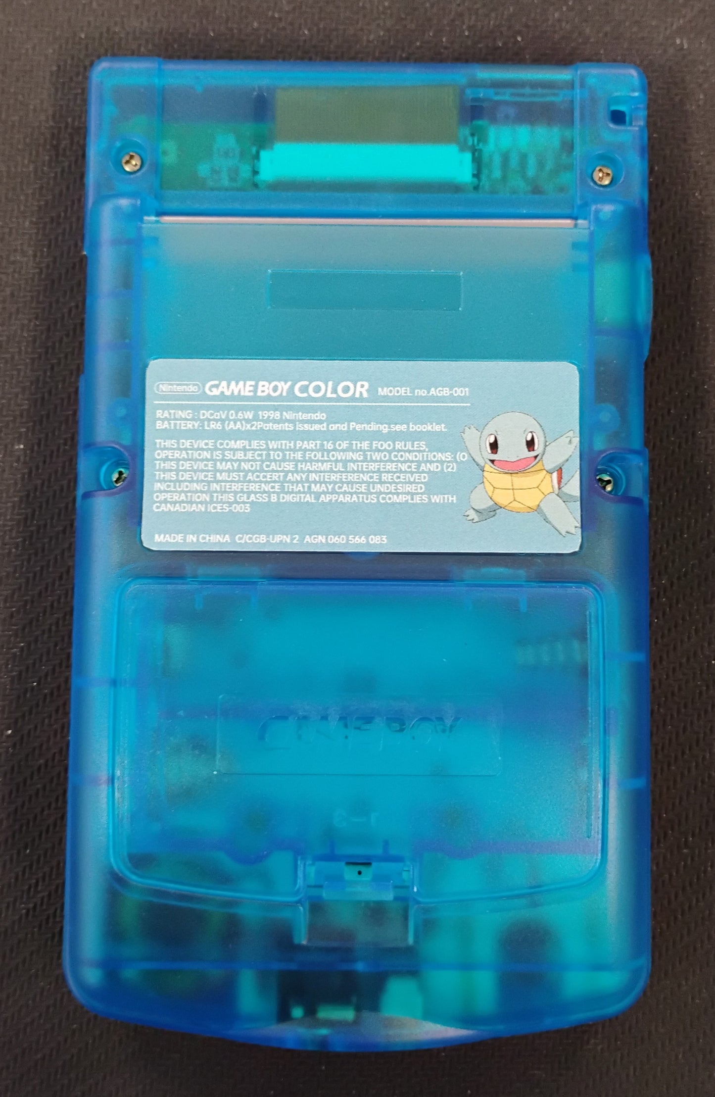 
                  
                    Gameboy Color Konsol Squirtle Design (Reshell)
                  
                