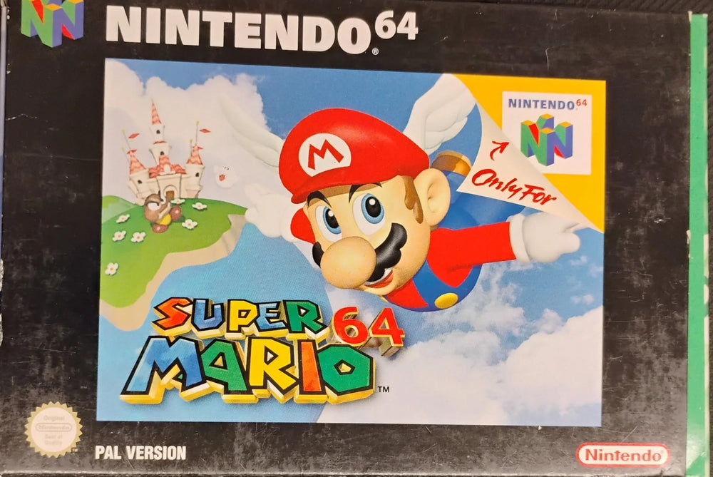 Super Mario 64 i æske