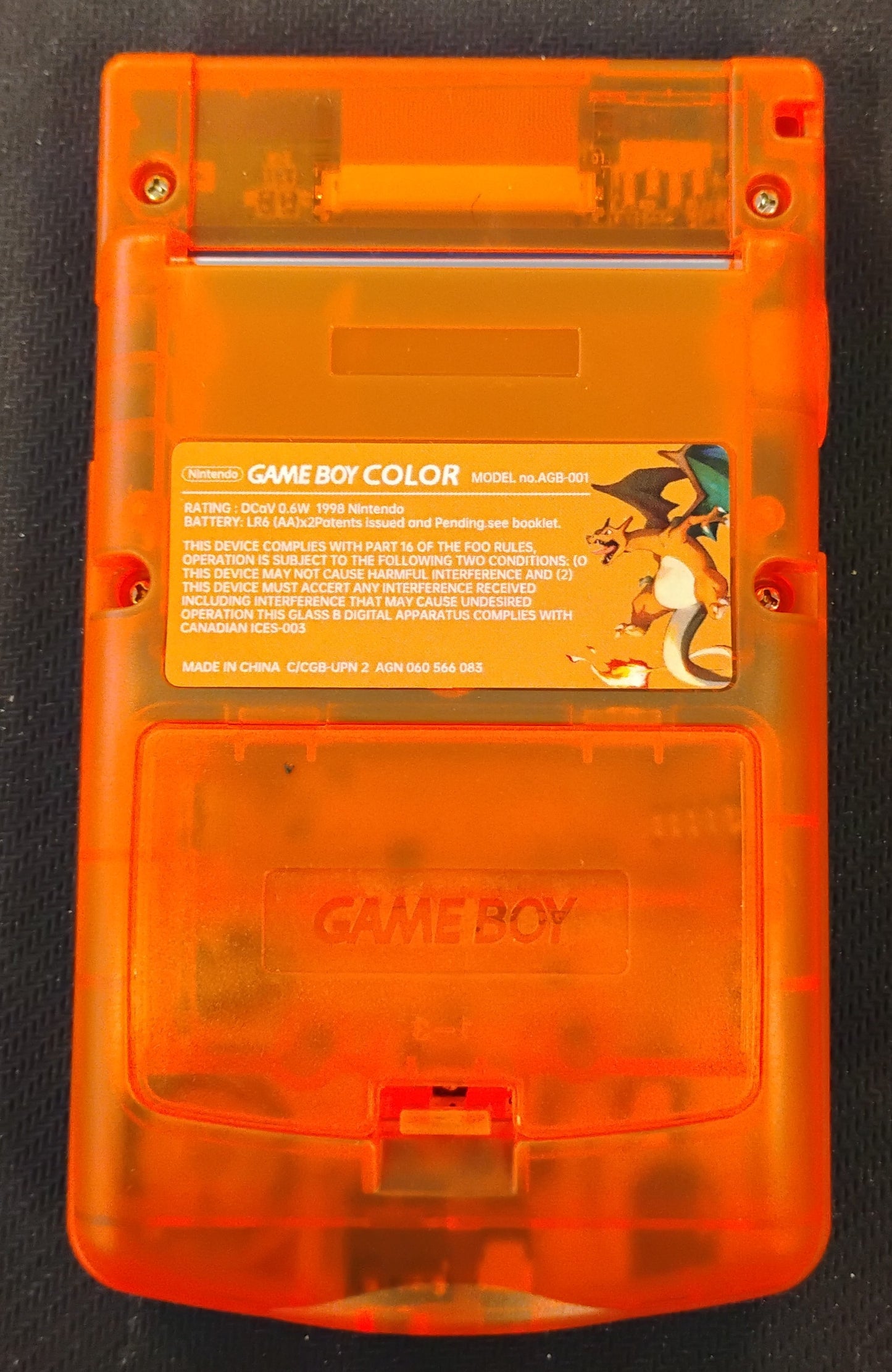 
                  
                    Gameboy Color Konsol Charizard Design (Reshell)
                  
                