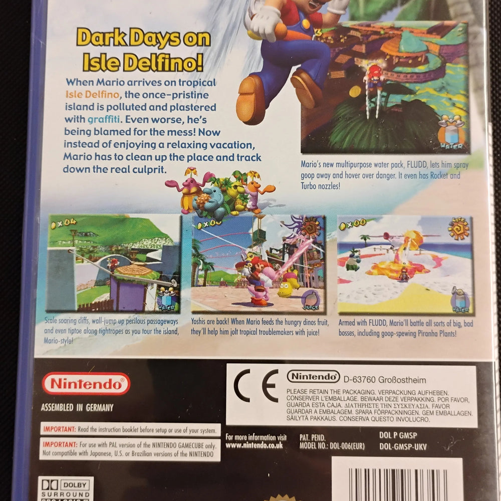 
                  
                    Mario Sunshine (Kosmetiske fejl)
                  
                