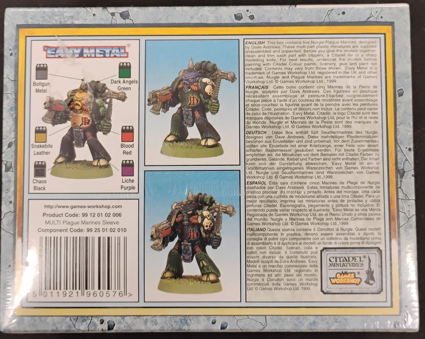 
                  
                    Warhammer 40.000: Nurgle Plague Marines (Forseglet)
                  
                