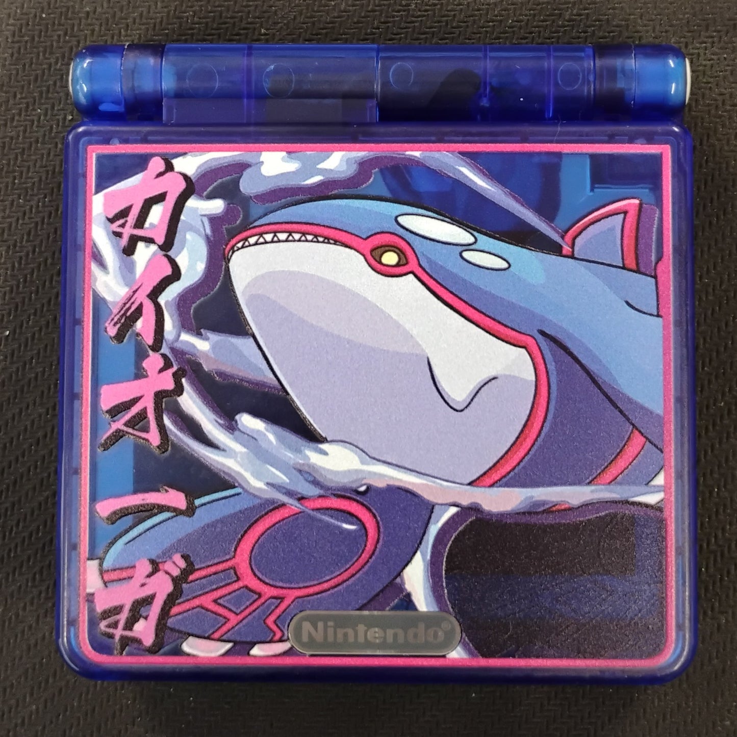 
                  
                    Gameboy Advance SP AGS-101 Konsol Kyogre Design (Reshell) (Mindre fejl)
                  
                